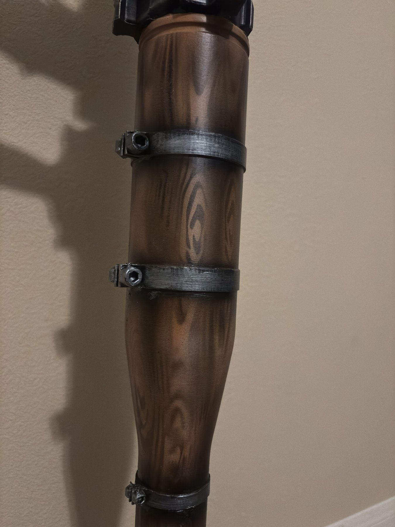 RPG Lava Lamp wood finish detail